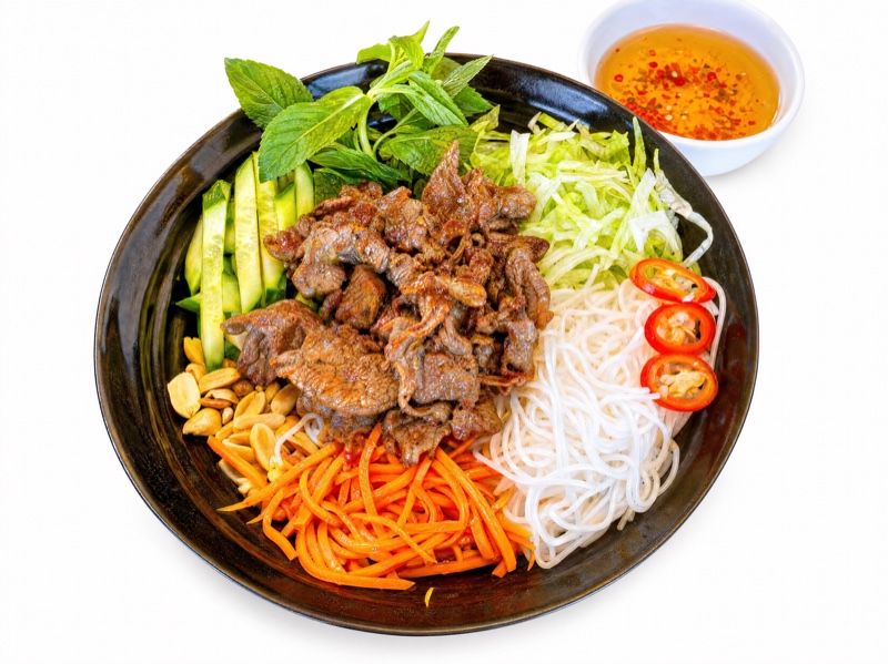 Vietnamese Bún vermicelli bowl