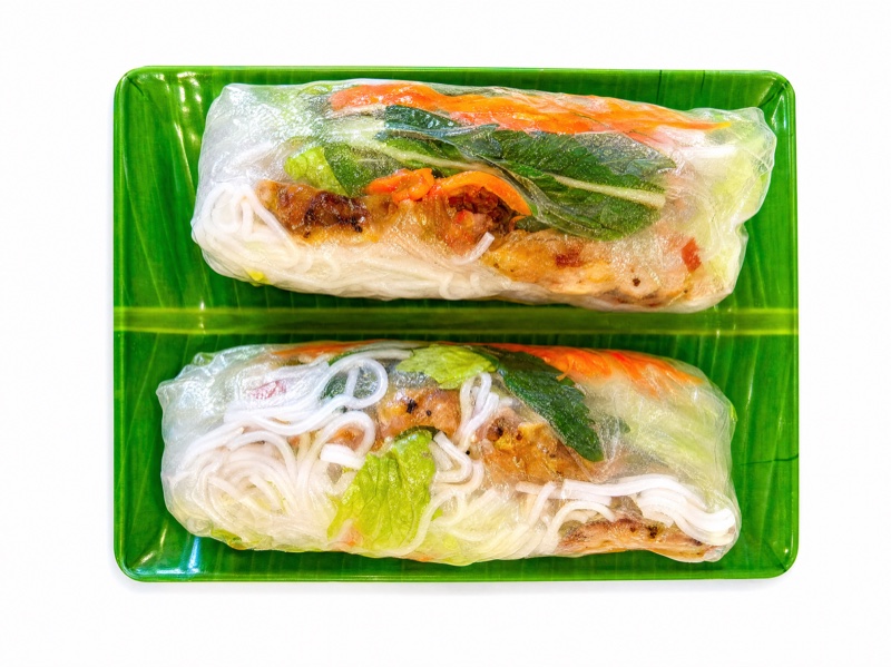 Fresh Vietnamese spring rolls